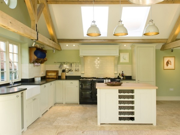 Green kitchen interior design, ideas, tips, inspiration photo by interiorideas