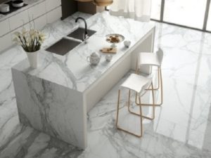 White marble design